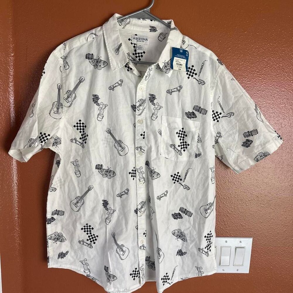 Arizona Men's White Shirt